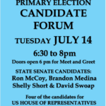 Candidate Forum for Primary Election